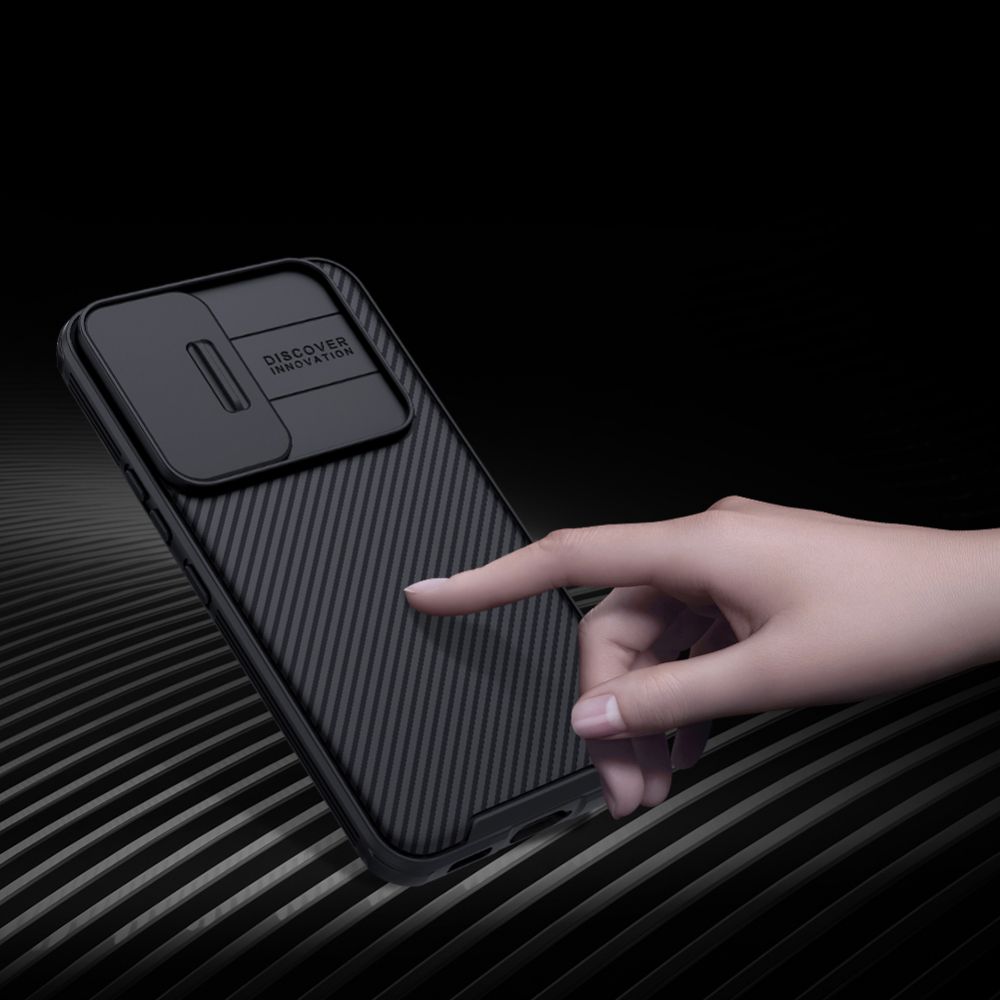 Husa protectie spate si camera foto negru, pentru Galaxy S22 - Nillkin Camshield