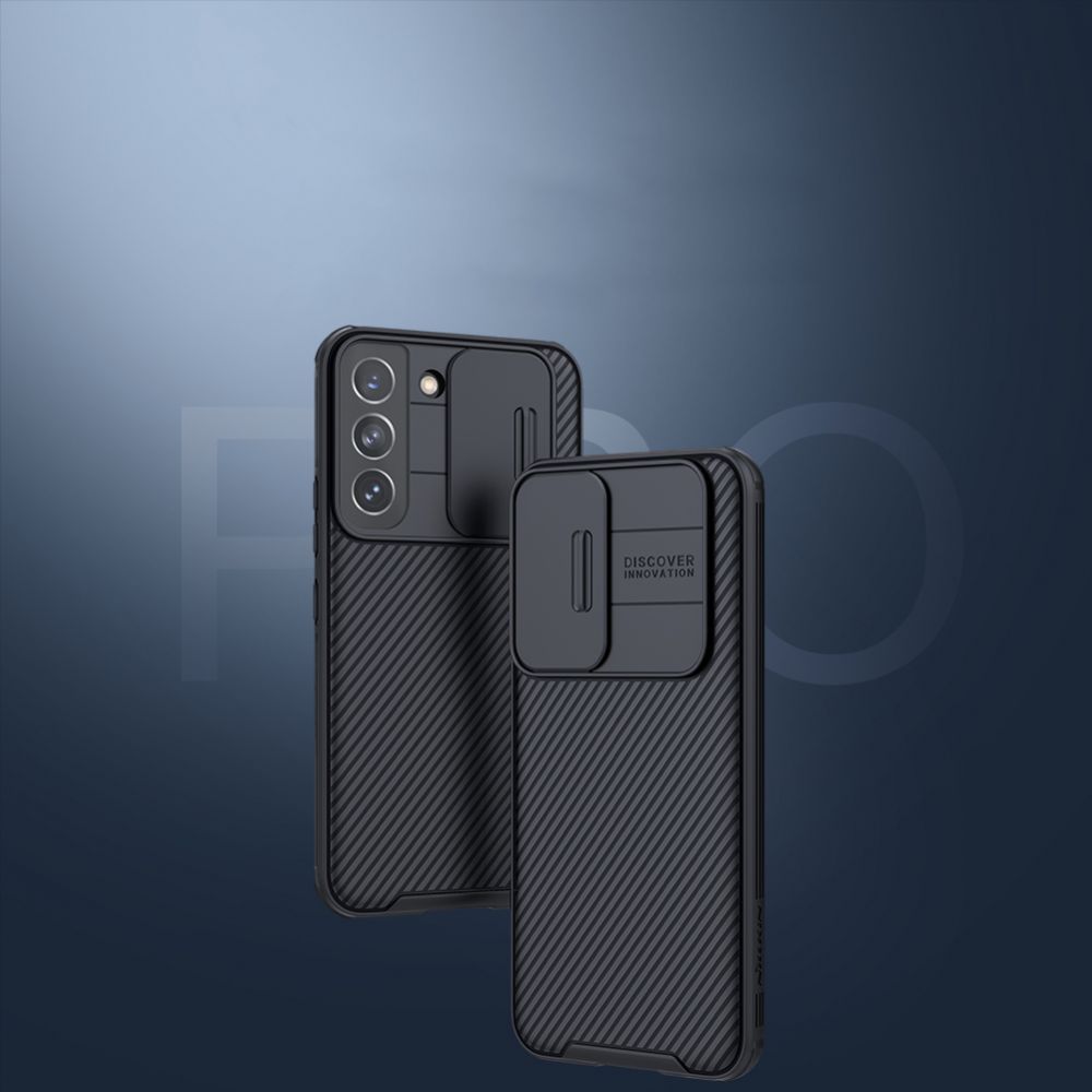 Husa protectie spate si camera foto negru, pentru Galaxy S22 - Nillkin Camshield