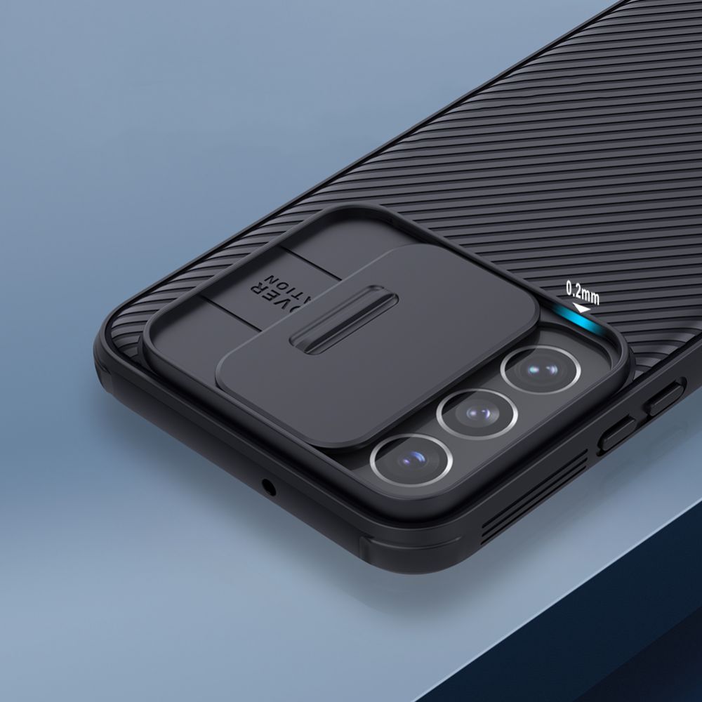 Husa protectie spate si camera foto negru, pentru Galaxy S22 - Nillkin Camshield