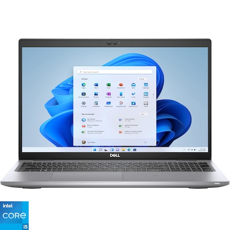 Лаптоп Dell Latitude 5520, Intel® Core™ i5-1145G7, 15.6", Full HD, RAM 16GB, 512GB SSD, Intel® Iris® Xᵉ Graphics, Windows 11 Pro, Grey