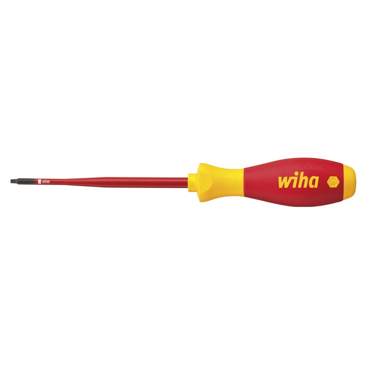 Отвертка SlimFix с квадратен профил, #2x125 мм, 1000V, Wiha 3581