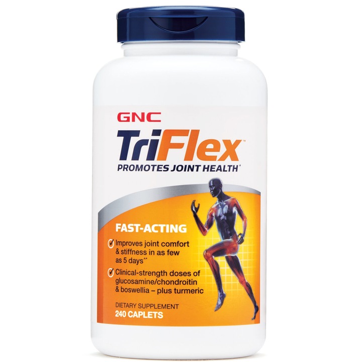 GNC TriFlex™ Fast-Acting, Formula Pentru Sanatatea Articulatiilor, 240 tb