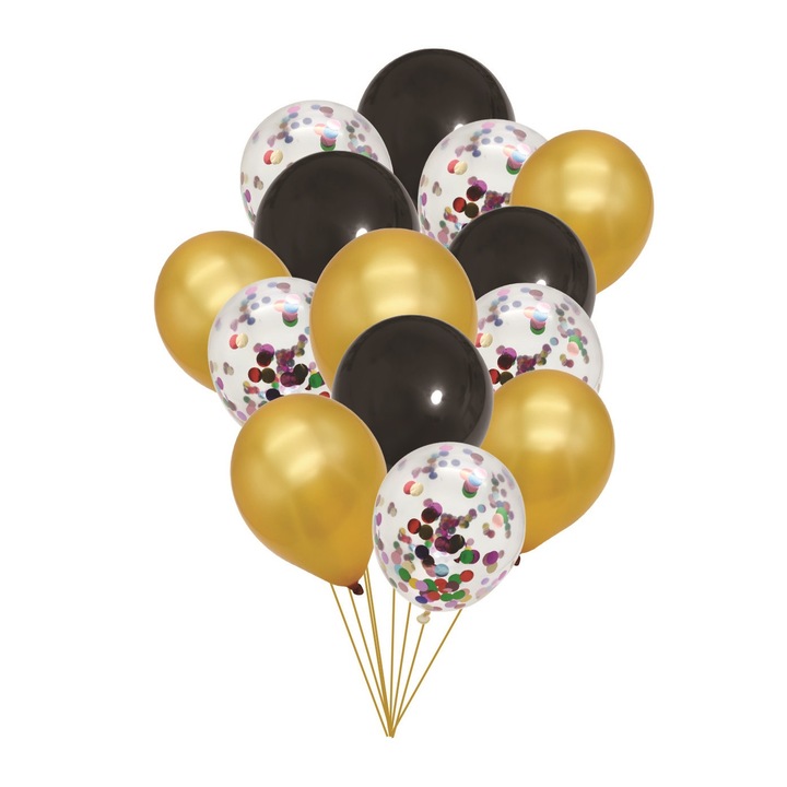 Комплект от 12 латексови балона, Balon, 30 см