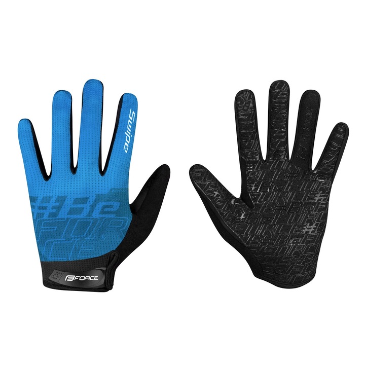 Ръкавици Force MTB Swipe, сини XL