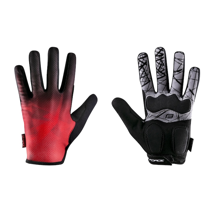 Force MTB Core kesztyű, piros M