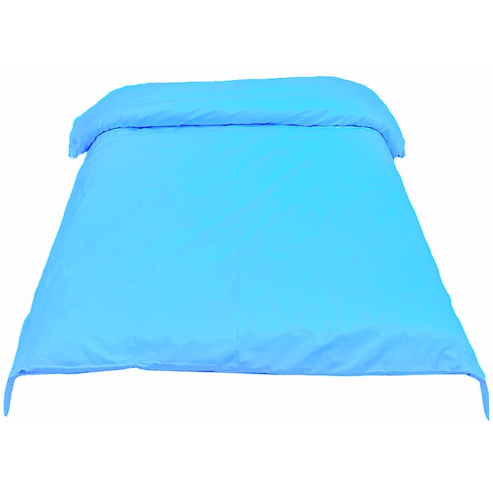 Husa pilota turcoaz 220/210cm, din colectia "Monocrom", din bumbac ranforce by Liz Line - HPR2201