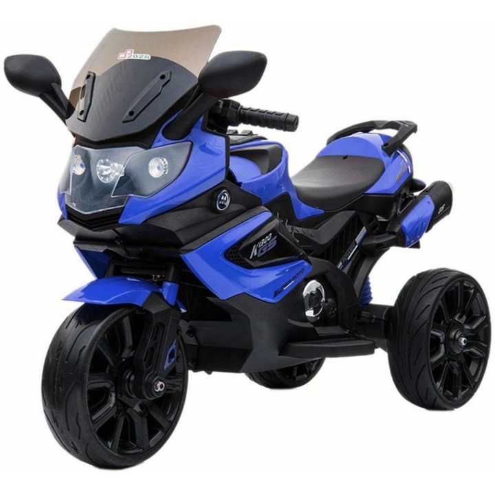 Motocicleta electrica LQ168A Trike Coco Toys, 12 Volti, Albastru