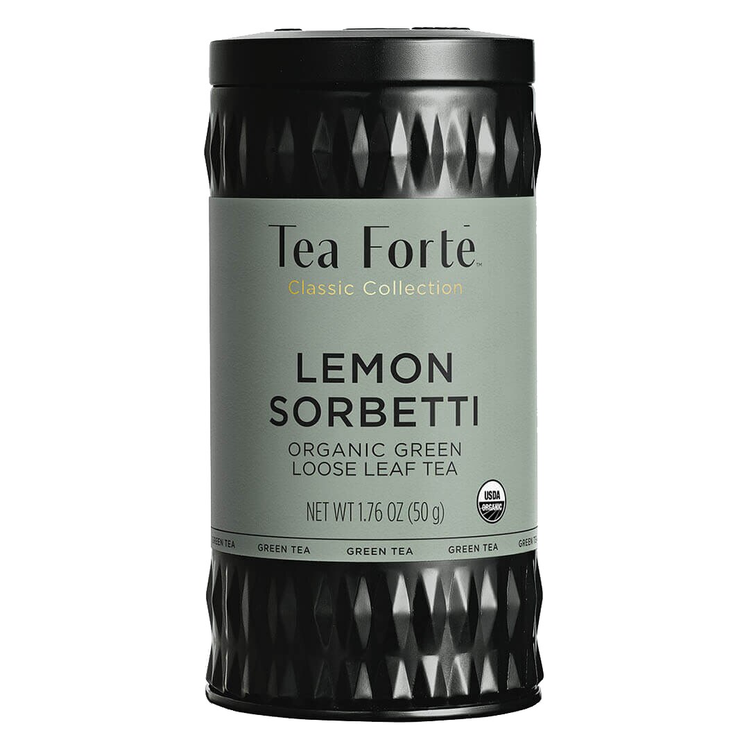 Метална кутия от чаени листа Tea Forte Lemon Sorbetti 50 порции eMAG.bg