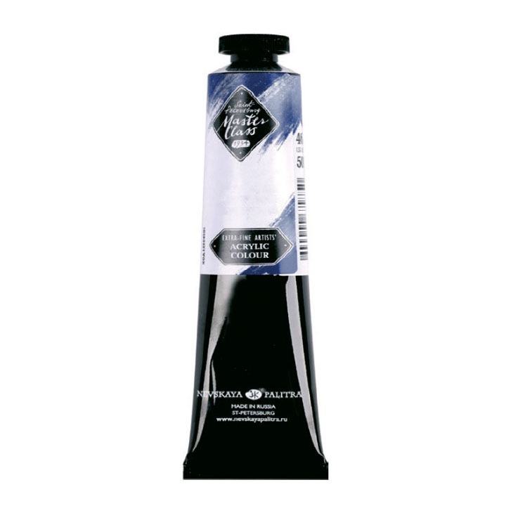 Акрилна боя Невская Палитра, Master Class, 46 мл, 500 Phthalocyanine blue