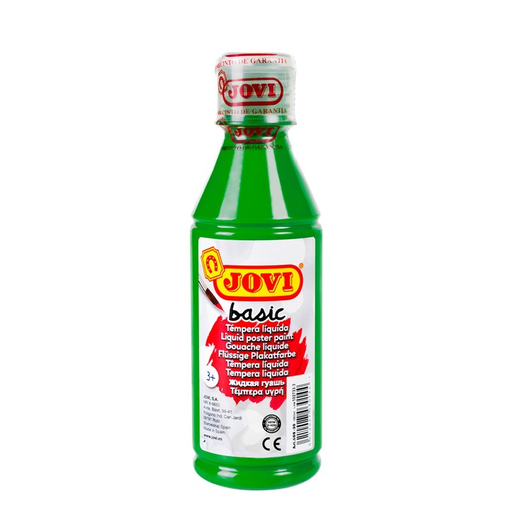 Темперна боя JOVI Basic,250 мл, Тъмно зелена