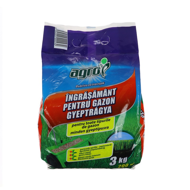 Ingrasamant gazon Agro CS, granule, 3 kg