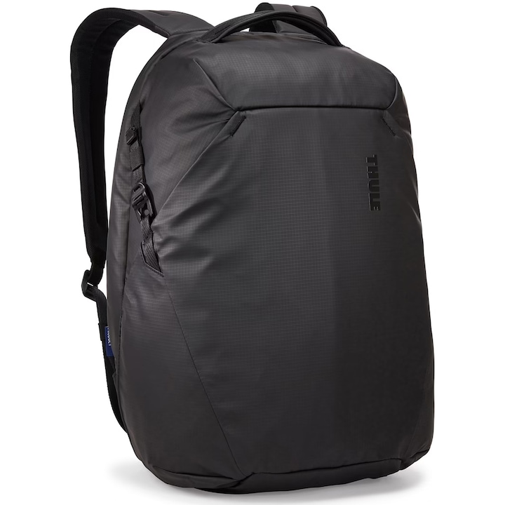 Thule 21l-es laptop hátizsák max. 15,6", 1 rekeszes, elülső zseb Oldalzseb Hátsó zseb, vízálló, nylon, fekete