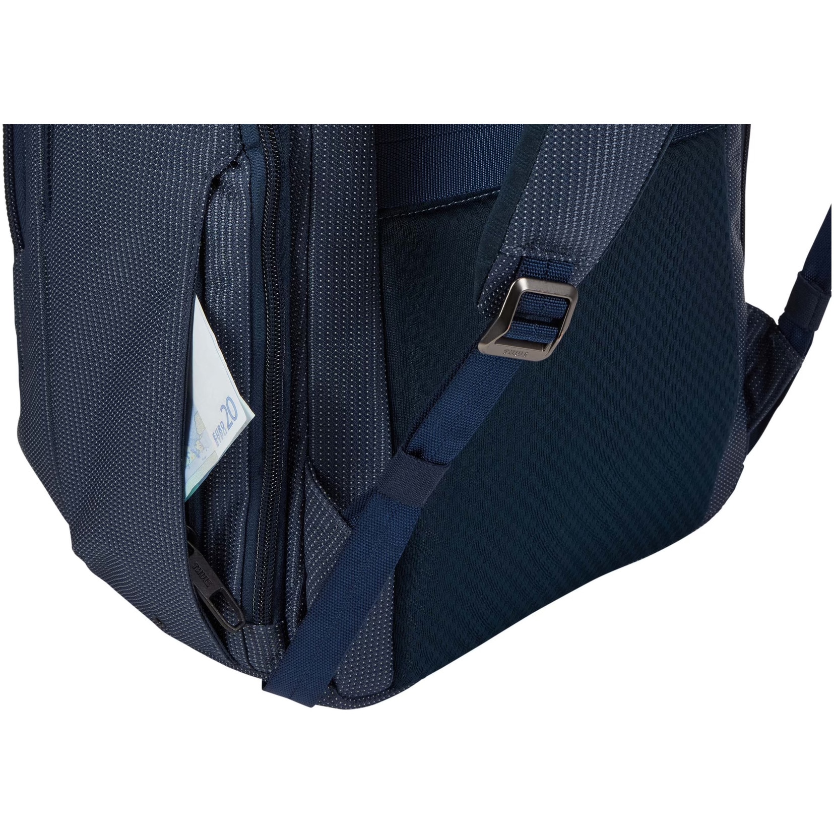 Rucsac Thule Crossover 2, 30 l, pentru laptop de max. 15.6 ", 2 compartimente, buzunar frontal x 2 buzunar lateral x 2, waterproof, nylon, Albastru