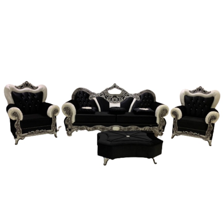 Set canapea si fotolii, stil clasic, 230x90 cm - Kilci