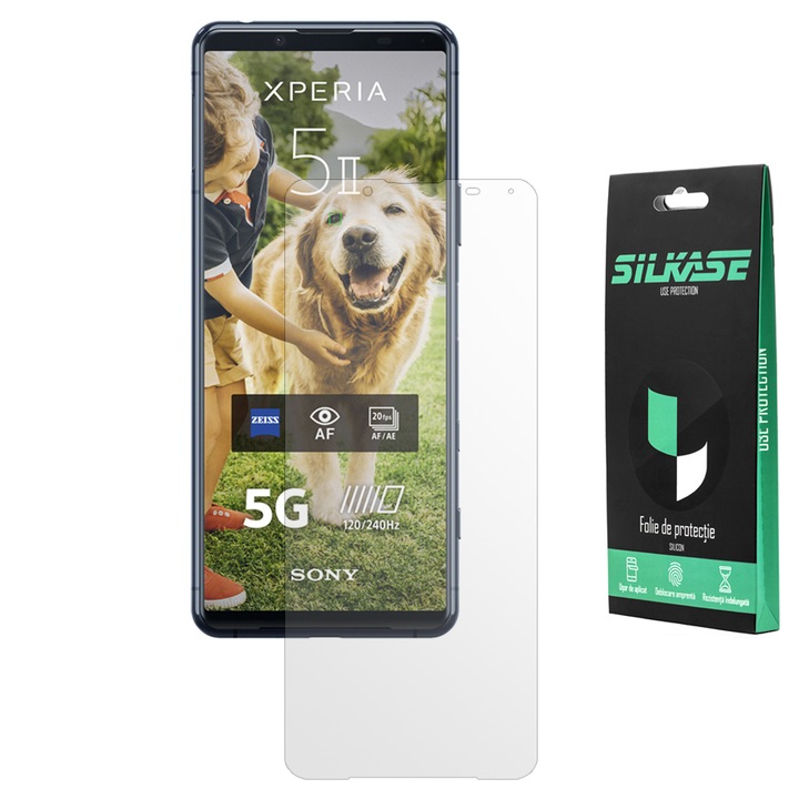 SILKASE матово фолио за Sony Xperia 5 II, защита на екрана, възобновяем силикон