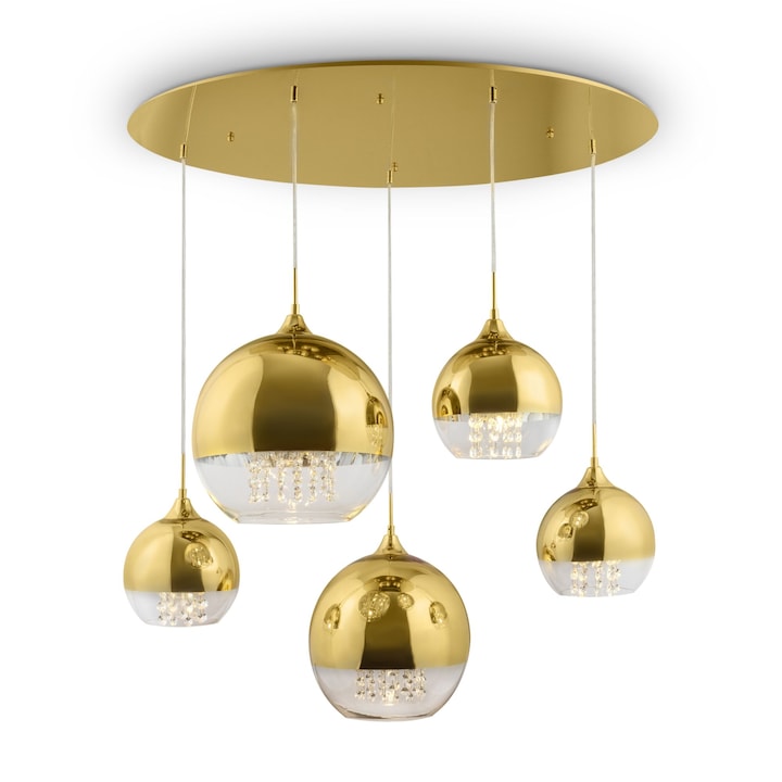 Златен полилей Maytoni Modern Fermi, 5xE27, 60W