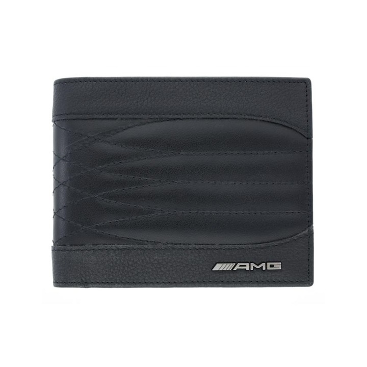 Portofel RFID AMG Piele, Negru
