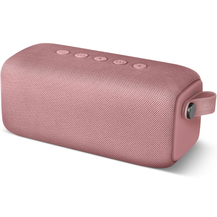 Boxa Bluetooth Fresh 'n Rebel, „Rockbox Bold M”, impermeabila, roz