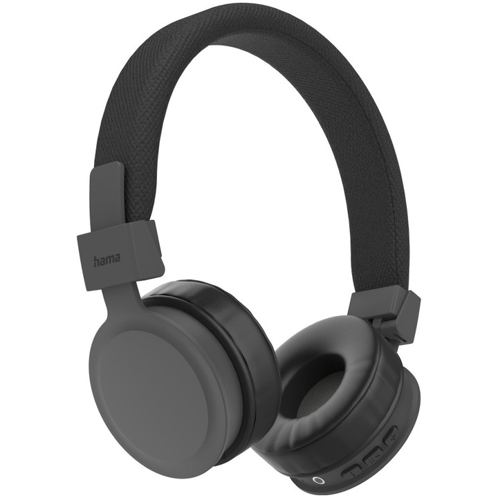 Аудио слушалки On Ear Pliabile Hama Freedom Lit, Wireless, Bluetooth, Микрофон, Автономия 8 часа, Черен