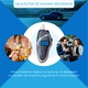 Alcool Tester Gemevo® Etilotest Profesional Digital, Portabil, Functie de memorare, Acuratete +/- 0.01%BAC, Display LCD, Culoare Negru