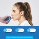 Alcool Tester Gemevo® Etilotest Profesional Digital, Portabil, Functie de memorare, Acuratete +/- 0.01%BAC, Display LCD, Culoare Negru