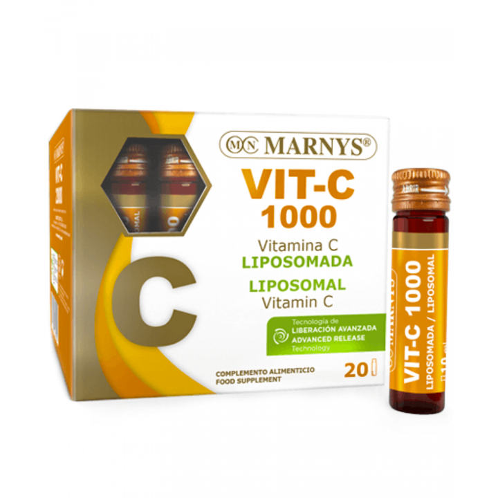 Vitamina C Lipozomala 1000 Mg cu Absorbtie Maxima – 20 fiole