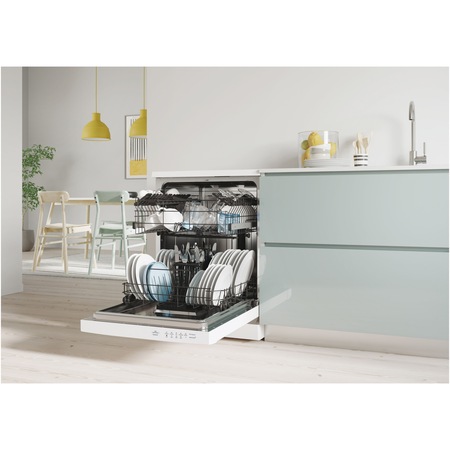 Masina de spalat vase Candy CDPN 2L360SW, 13 seturi, 5 programe, Clasa E, Smart Touch, Pornire intarziata, Autocuratare, 60 cm, Alb