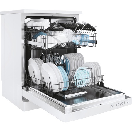 Masina de spalat vase Candy CDPN 2L360SW, 13 seturi, 5 programe, Clasa E, Smart Touch, Pornire intarziata, Autocuratare, 60 cm, Alb