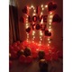 Set 13 baloane Valentine's Day, I LOVE YOU, Inima, culoare rosu, It's Party Time