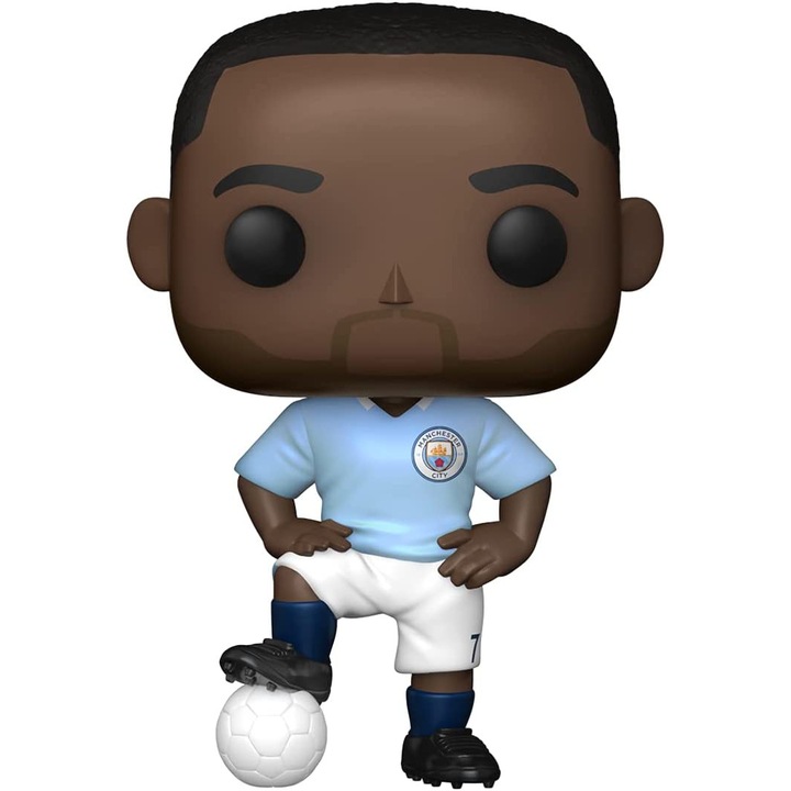 Figura - Manchester City - Raheem Sterling, kék, 9,5 cm