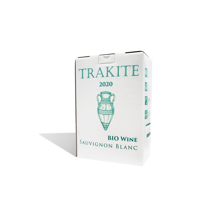 БИО Вино TRAKITE, Sauvignon Blanc, Реколта - 2020г