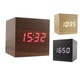 Настолен LED часовник, Винтидж, Термометър, -10°C до 50°C