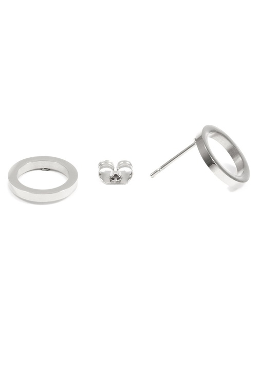 Cercei rotunzi Lolit, argint 925, aspect lucios, diametru 1.4cm