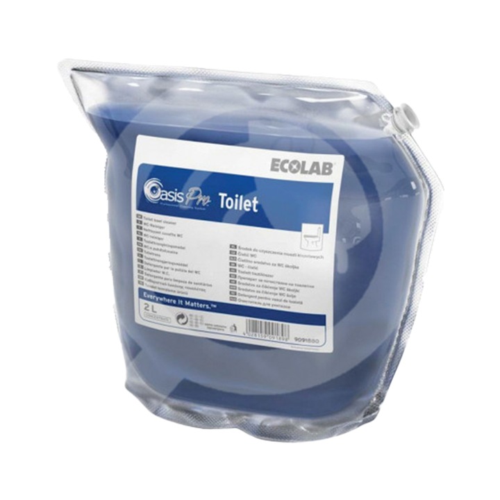 Detergent pentru curatarea vasului de toaleta, Oasis Pro Toilet, Ecolab, 2 L