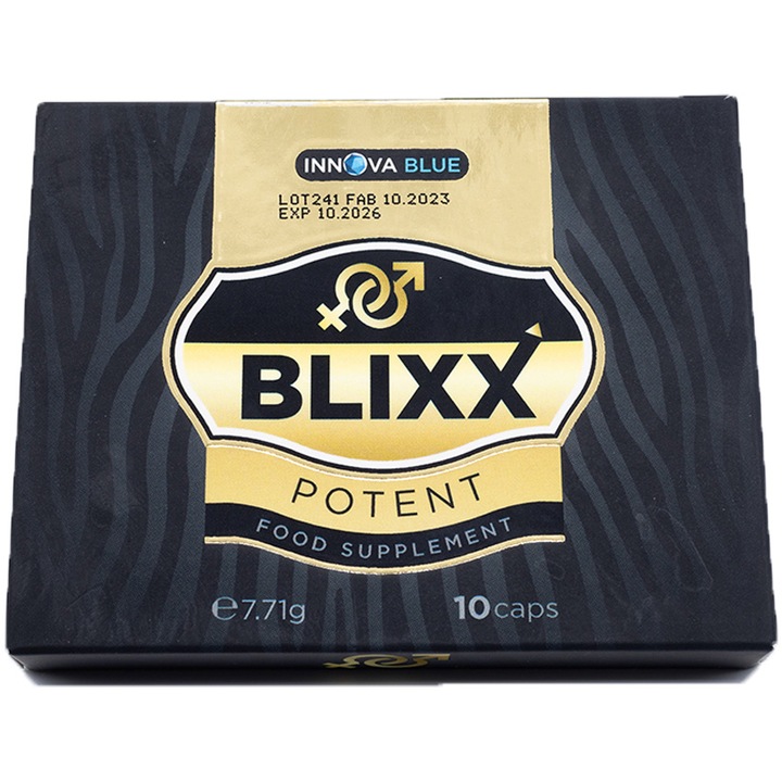 Supliment alimentar pentru potenta Blixx Potent, 10 capsule