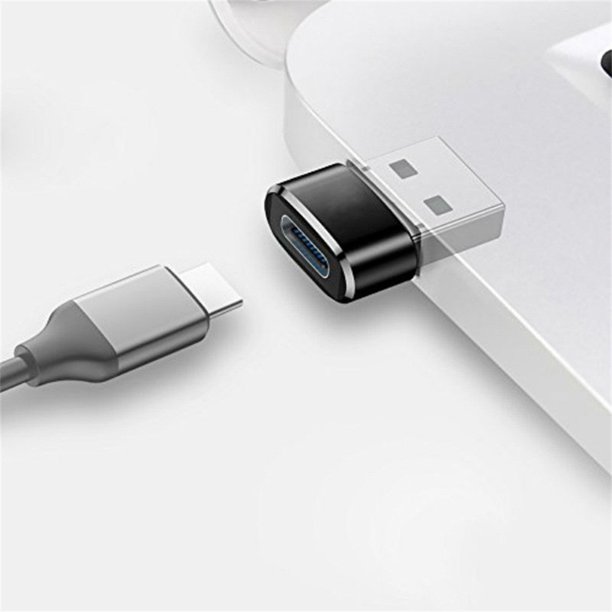 Cablu adaptor convertor USB TypeC la USB, negru, eMAG.ro