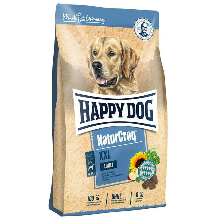 Hrana uscata pentru caini adulti talie mare, HAPPY DOG NaturCroq XXL Adult 15 kg