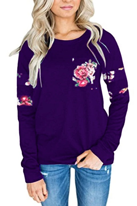 Bluza dama, JUP, Poliester, Mov, L