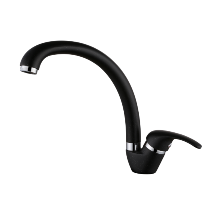 Смесител Inter Ceramic Мирея, ICF 237012, Черен, Висок, За кухня