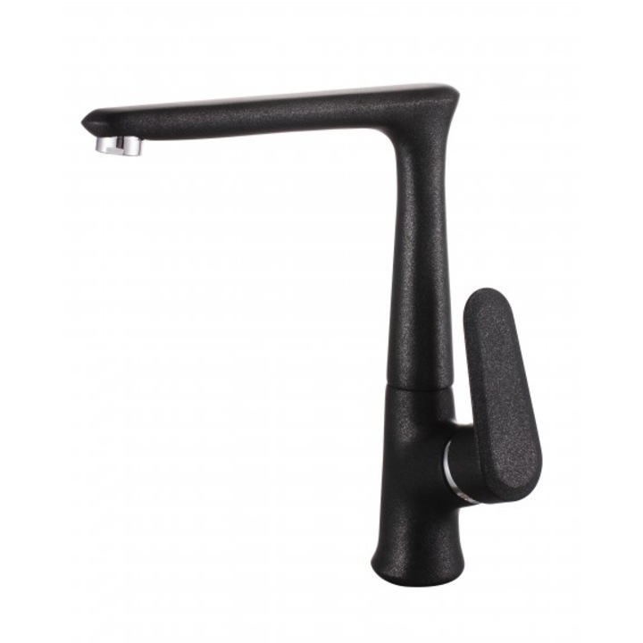 Смесител Inter Ceramic Мирея, ICF 233014, Черен, За кухня