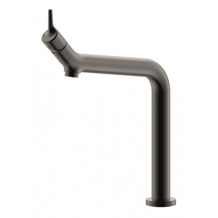 Смесител Inter Ceramic Kitchen Line, ICF 7163475B, Черен, Висок, За кухня