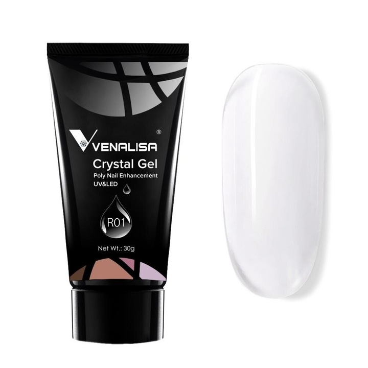 Polygel pentru constructie unghii, Venalisa, 30 g, R01
