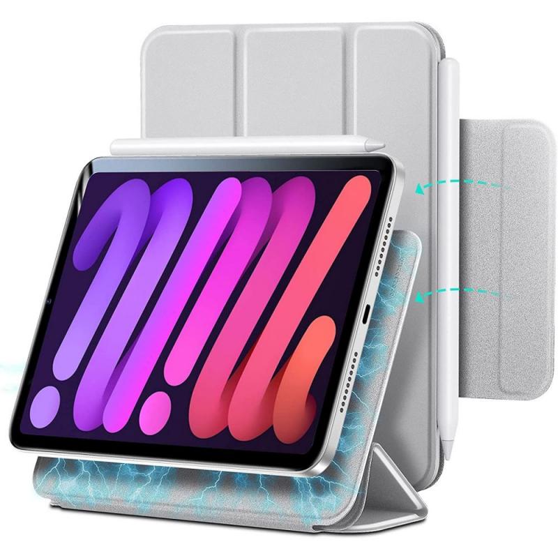 Husa pentru tableta ESR Rebound Magnetic, iPad mini 6, gri