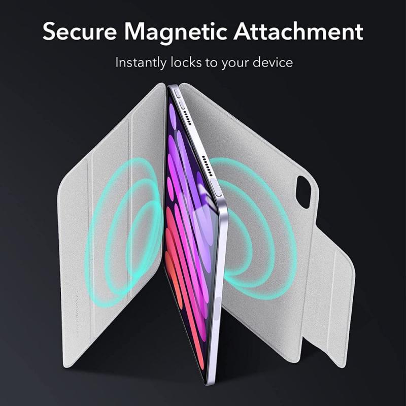 Husa pentru tableta ESR Rebound Magnetic, iPad mini 6, gri