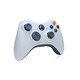 Controler pentru Xbox 360 / PC si PS3, Cu fir, Vibartii, Dublu-soc, Ergonomic, Alb