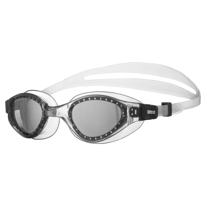 Детски очила за плуване, Arena Cruiser Evo Junior, Бяло/Черно