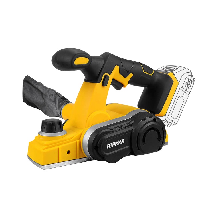 Rindea fara fir, RTR MAX, 18V, fara Baterie, Galben/Negru