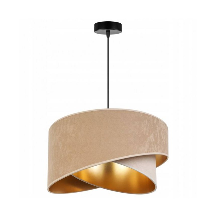 Полилей, PVC/Метал, 100 см, E27, Регулируем, Бежов