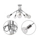 Полилей Edison, Light Home, метал, E27, 60 W, 35 см, сребрист