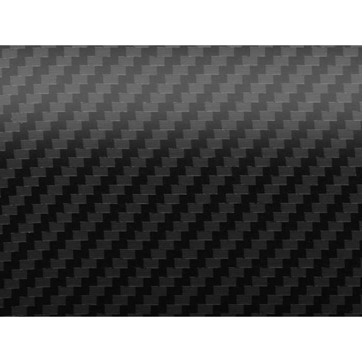 Autocolant folie fibra de carbon 3D, 100x152cm, Carbon/Negru
